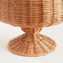 Napa Natural Chesapeake Rattan Footed Urn Planter Vase - BlueJay Avenue