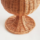 Napa Natural Chesapeake Rattan Footed Urn Planter Vase - BlueJay Avenue