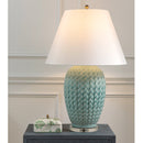Naples Celadon Table Lamp - BlueJay Avenue