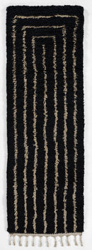 Neo Navy Plush Shag Rug - BlueJay Avenue
