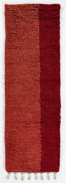 Neo Red Wool Shag Rug - BlueJay Avenue