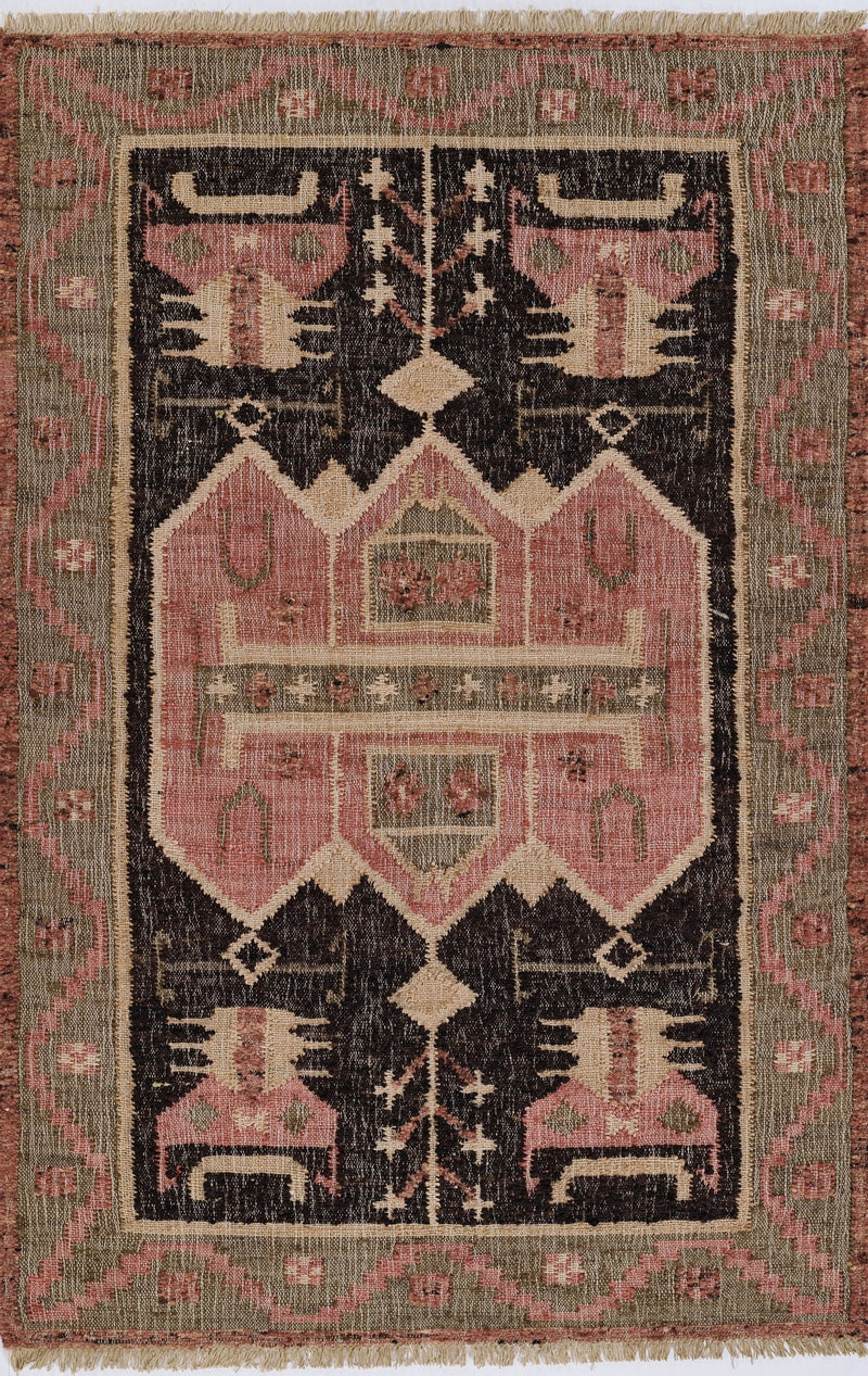 Nirvana Multi Hand Woven Wool and Jute Rug - BlueJay Avenue