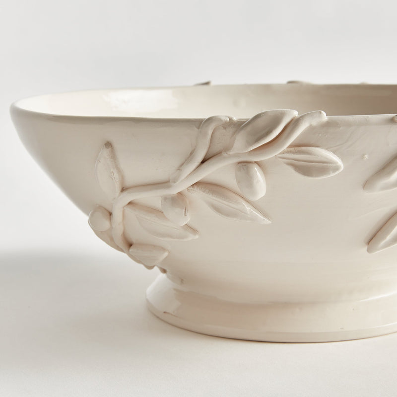 Olivella Ceramic Footed Bowl - BlueJay Avenue