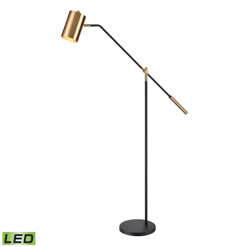 Oliver Avenue Black Task Floor Lamp - BlueJay Avenue