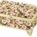 Olivia Riegel Bella Pink Floral Crystal Decorative Box - BlueJay Avenue