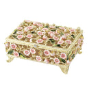 Olivia Riegel Bella Pink Floral Crystal Decorative Box - BlueJay Avenue