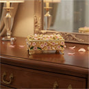 Olivia Riegel Bella Pink Floral Crystal Decorative Box - BlueJay Avenue