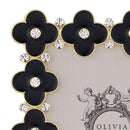 Olivia Riegel Black Enamel Clover Picture Frame - BlueJay Avenue