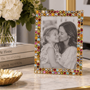 Olivia Riegel Caravelle Multicolor Crystal Picture Frame 5x7 - BlueJay Avenue