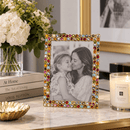 Olivia Riegel Caravelle Multicolor Crystal Picture Frame 5x7 - BlueJay Avenue