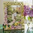 Olivia Riegel Corina Floral Gold Picture Frame, 4x6 & 5x7 - BlueJay Avenue