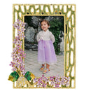 Olivia Riegel Corina Floral Gold Picture Frame, 4x6 & 5x7 - BlueJay Avenue