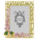 Olivia Riegel Corina Floral Gold Picture Frame, 4x6 & 5x7 - BlueJay Avenue