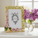 Olivia Riegel Corina Floral Gold Picture Frame, 4x6 & 5x7 - BlueJay Avenue