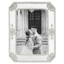 Olivia Riegel Deco Mirror Crystal Picture Frame, Silver, 5x7 & 8x10 - BlueJay Avenue