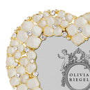 Olivia Riegel Dogwood Heart Gold Crystal Picture Frame - BlueJay Avenue