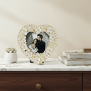 Olivia Riegel Dogwood Heart Gold Crystal Picture Frame - BlueJay Avenue