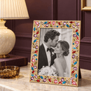 Olivia Riegel Dominique Multicolor Crystal Picture Frame, 5x7 - BlueJay Avenue