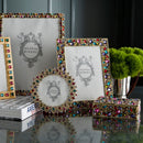 Olivia Riegel Dominique Multicolor Crystal Picture Frame, 5x7 - BlueJay Avenue