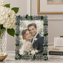 Olivia Riegel Edelweiss Floral Crystal Picture Frame 5x7 - BlueJay Avenue
