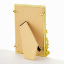 Olivia Riegel Evelyn 5x7 Gold Floral Crystal Picture Frame - BlueJay Avenue