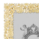 Olivia Riegel Everleigh Crystal Floral Picture Frame – Gold or Silver - BlueJay Avenue