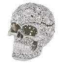 Olivia Riegel Everleigh Silver Crystal Skull Keepsake Box - BlueJay Avenue