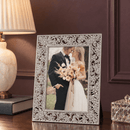 Olivia Riegel Flora Silver Crystal Picture Frame, 8x10 - BlueJay Avenue