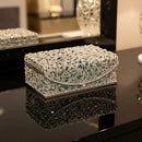 Olivia Riegel Isadora Crystal Decorative Box – Gold or Silver - BlueJay Avenue