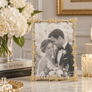 Olivia Riegel Luxembourg Crystal Gold Picture Frame 5x7 - BlueJay Avenue