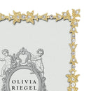 Olivia Riegel Luxembourg Crystal Gold Picture Frame 5x7 - BlueJay Avenue