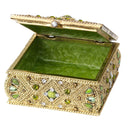 Olivia Riegel Maureen Gold & Green Crystal Decorative Box - BlueJay Avenue