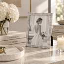 Olivia Riegel Remy Silver Crystal Picture Frame, 4x6 & 5x7 - BlueJay Avenue