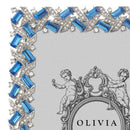 Olivia Riegel Sapphire Hamilton Crystal Picture Frame - BlueJay Avenue