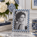 Olivia Riegel Sapphire Hamilton Crystal Picture Frame - BlueJay Avenue