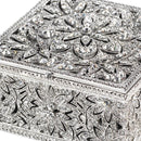 Olivia Riegel Windsor Large Silver Crystal Decorative Box - BlueJay Avenue