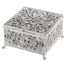 Olivia Riegel Windsor Large Silver Crystal Decorative Box - BlueJay Avenue