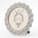 Olivia Riegel Windsor Round Silver Picture Frame, 4" - BlueJay Avenue