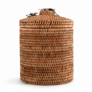 Orchids Hand Woven Rattan Lidded Ice Bucket - BlueJay Avenue
