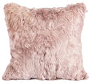 Original Fur Alpaca Pillow with Insert, Primrose, 11" x 22" & 20" - BlueJay Avenue