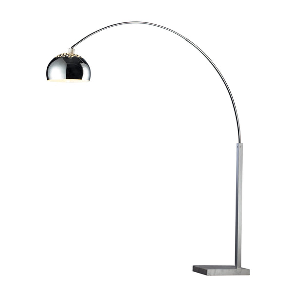 Penbrook Arch Floor Lamp in Polished Nickel - BlueJay Avenue