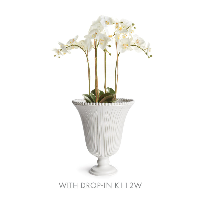 Perla Wide Ceramic Vase - BlueJay Avenue