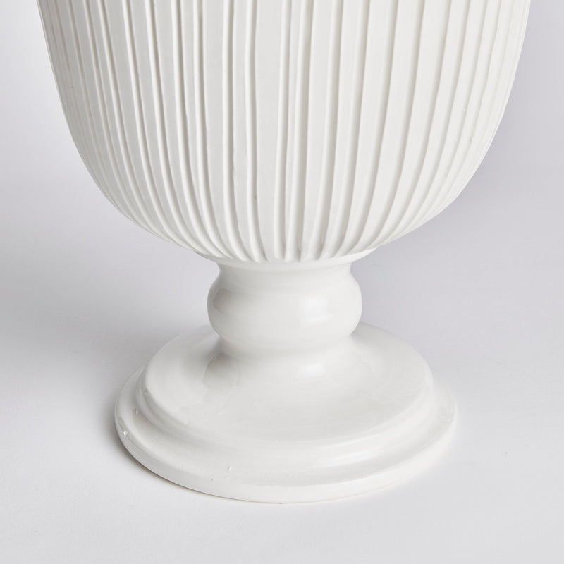 Perla Wide Ceramic Vase - BlueJay Avenue