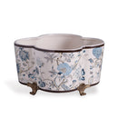 Pondicherry Quatrefoil Indoor Planter Pot - BlueJay Avenue
