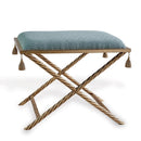 Port 68 Delfern Nigel Celadon Upholstered Accent Bench - BlueJay Avenue