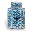 Port 68 Four Seasons Blue and White Porcelain Jar - BlueJay Avenue