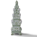 Port 68 Green Willow Chinoiserie Porcelain Tulipiere Vase - BlueJay Avenue