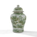 Port 68 Green Willow Porcelain Ginger Jar, Large - BlueJay Avenue