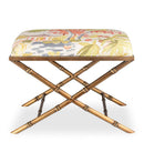 Port 68 Lauderdale Brass Upholstered Accent Bench – Imperial Summer - BlueJay Avenue