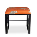 Port 68 Medallion Black Accent Bench – Leaping Cheetah Clementine - BlueJay Avenue